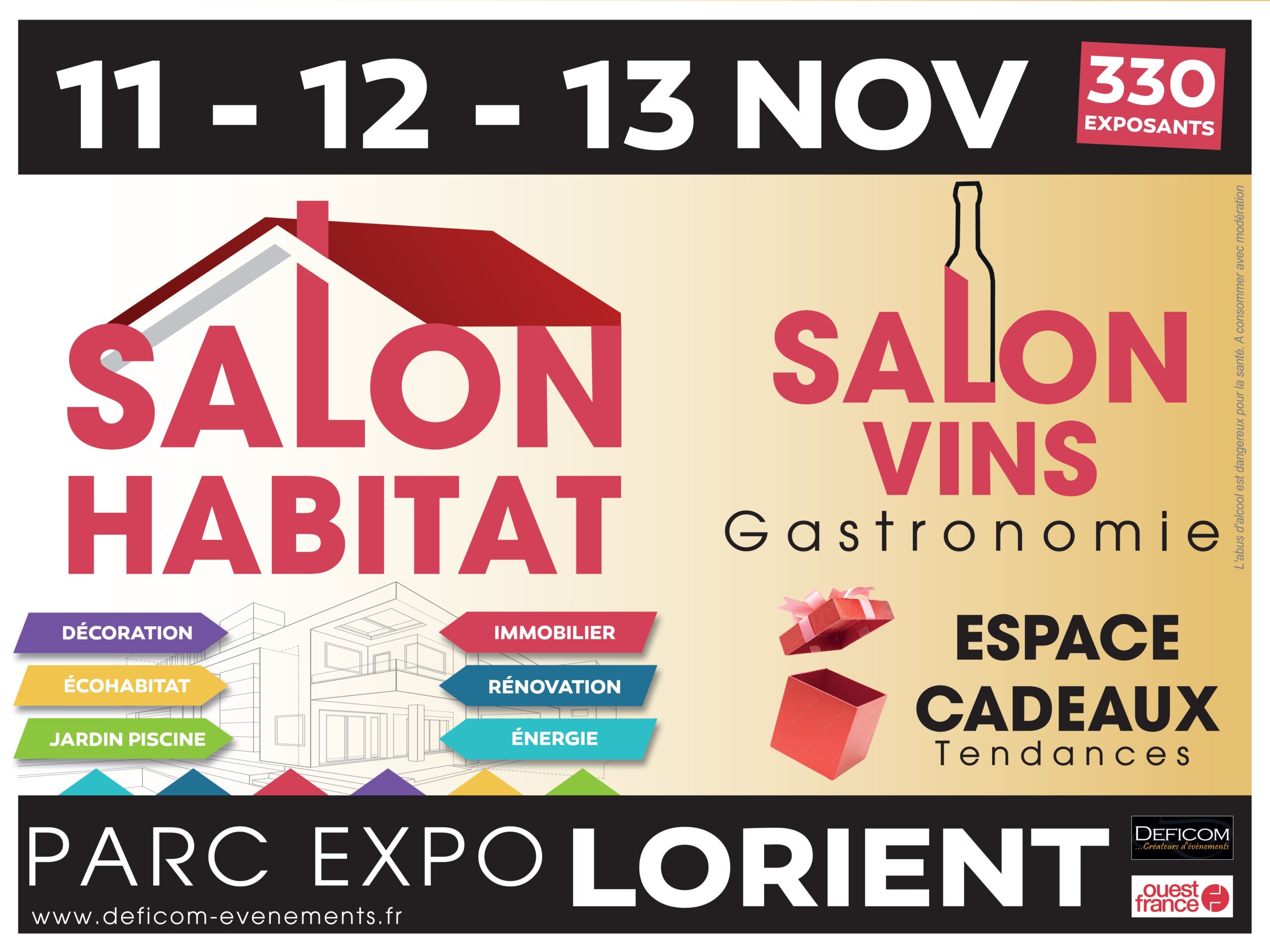 Salon de l'habitat de Lorient du 11 ou 13 novembre 2023