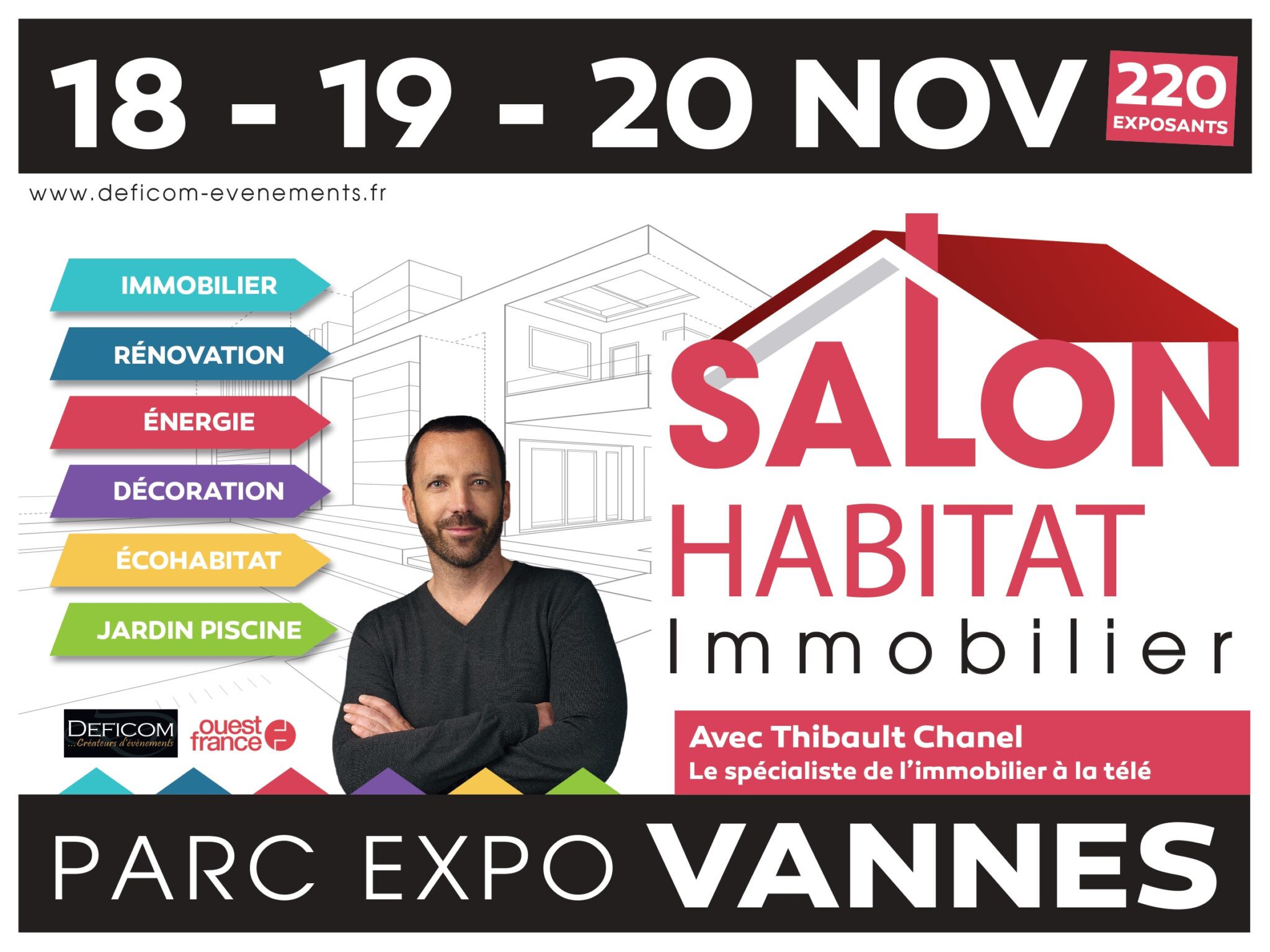 Salon de l'habitat de Vannes du 18 ou 20 novembre 2023