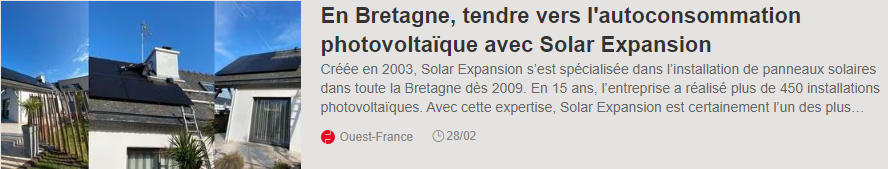 Autoconsommation photovoltaique_Ouest France