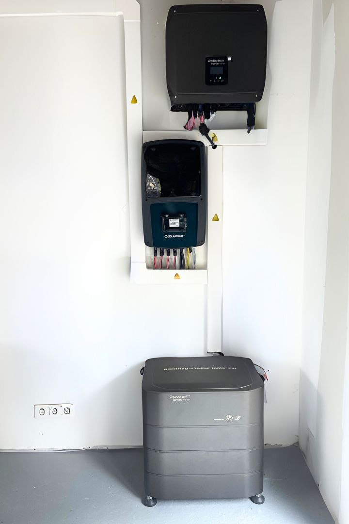 batterie de stockage solaire installée à Baden Morbihan