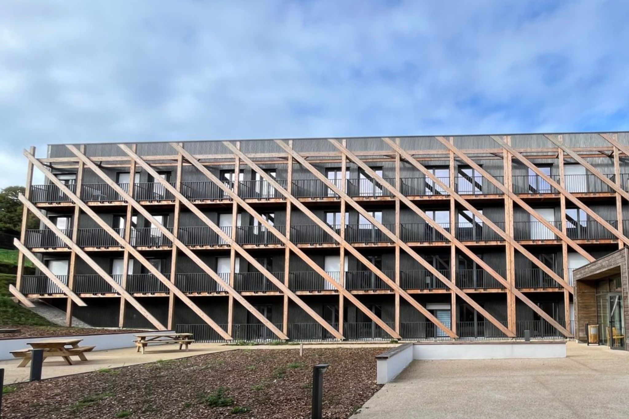 Installation photovoltaïque résidence Axentia Brest Plouzané