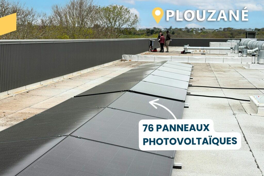 Panneaux photovoltaïques Résidence Axentia Brest