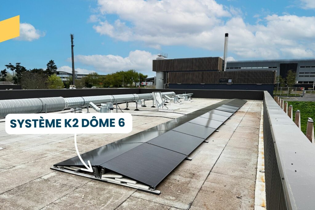 Système K2 Dôme 6 toiture résidence Axentia Brest Plouzané