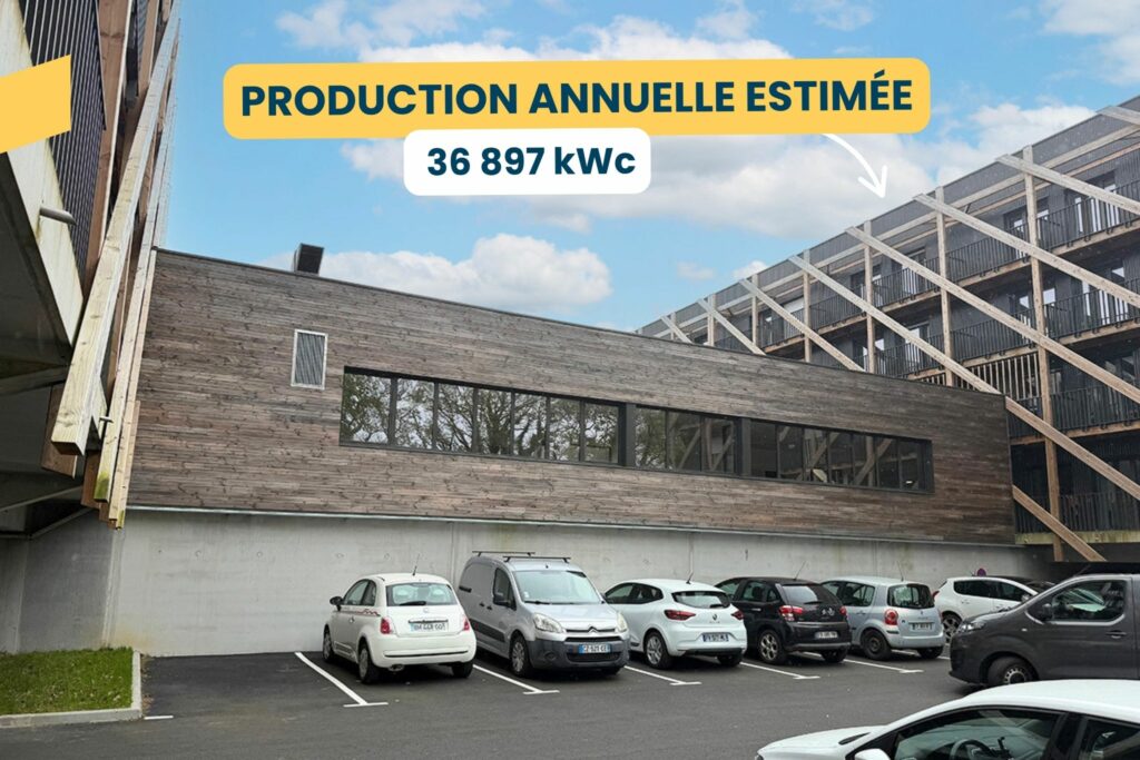 Centrale photovoltaïque résidence étudiante Brest