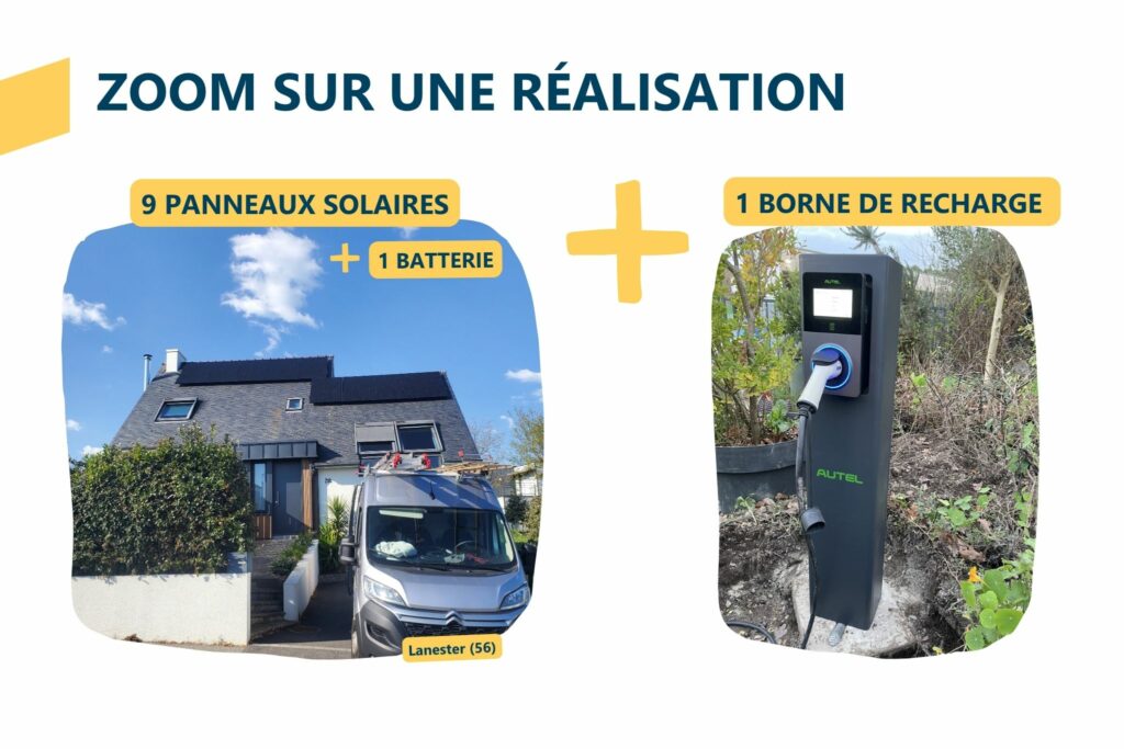 Borne de recharge solaire Lanester